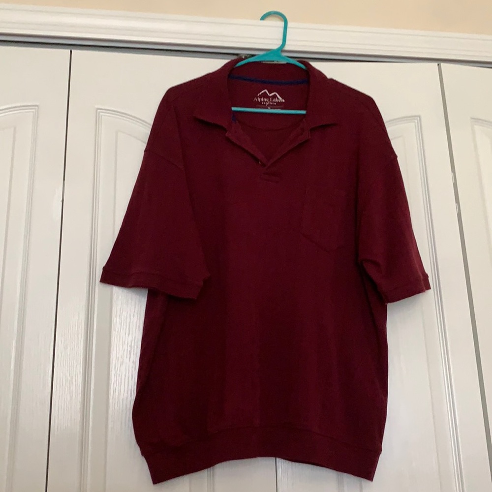 Alpine Lakes Cotton poly XL polo with pocket